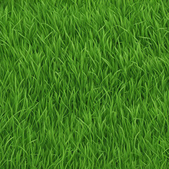 Obraz premium fresh green grass texture background illustration