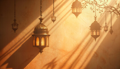 Fototapeta premium Muslim Holy Month Ramadan Kareem