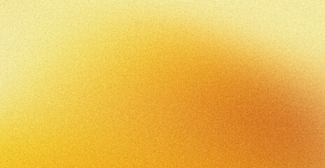 Yellow grainy background, orange brown vibrant gradient, abstract noise texture header banner poster backdrop design