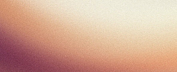 Beige brown grainy gradient background, abstract noise texture banner, poster header cover wallpaper design