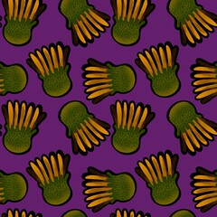 Summer animals seamless octopus pattern for wrapping paper and kids