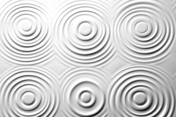 Obraz premium Modern white abstract textures with flowing shapes and soft bubbles, perfect for sleek backgrounds, presentations, and contemporary design aesthetics.