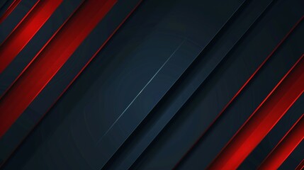 Obraz premium Abstract Diagonal Lines with Red and Black Stripes