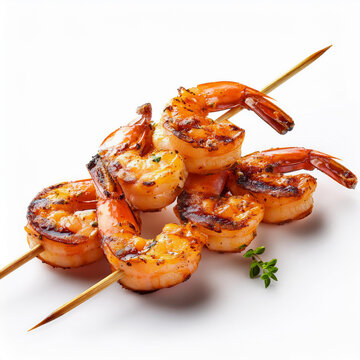 brochette, gambas, aliment, fruits de mer, crevette, langoustine, crevette, repas, frais, fruits de mer, cuisin&eacute;, crustac&eacute;, assiette, bouilli, bon vivant, poisson, diners, rouge, d&eacute;licieux, mer, lango