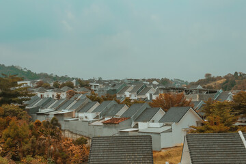 solar panels on a roof