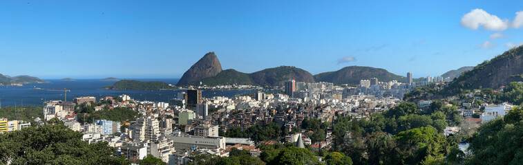 Obraz premium Marina da Gloria and Rio de Janeiro skyline