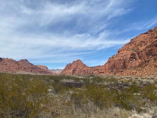 red rock mountain