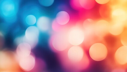 Obraz premium Abstract Blurred Background of Colorful Lights