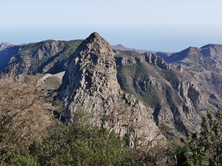 Roque de Agando auf La Gomera
