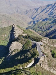 Gebirge im Nationalspark Garajonay La Gomera