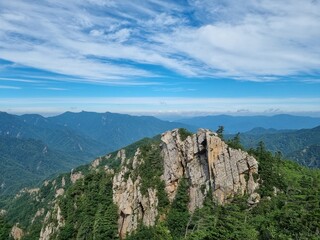 한국 설악산 공룡능선