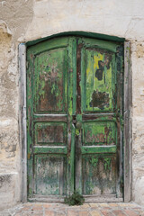 Alte marode Tür, Matera