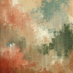Textured Brush Strokes in Earthy Tones with Organic Feel