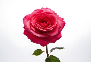 Fototapeta premium bouquet of roses against a white background