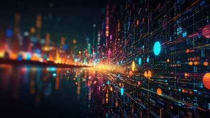 Obraz premium Digital Dawn: A New Era of Technology