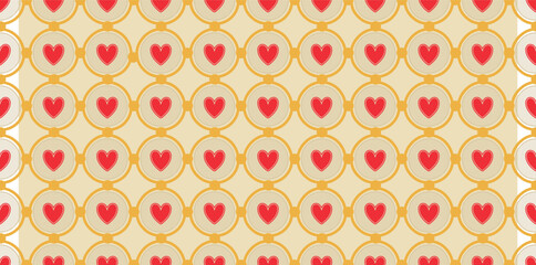 Valentine's Day pattern Seamless heart shape pattern background. Valentine's Day romantic background. Great for Valentine's Day, weddings, birthdays - romantic background. Ornament for wrapping paper,