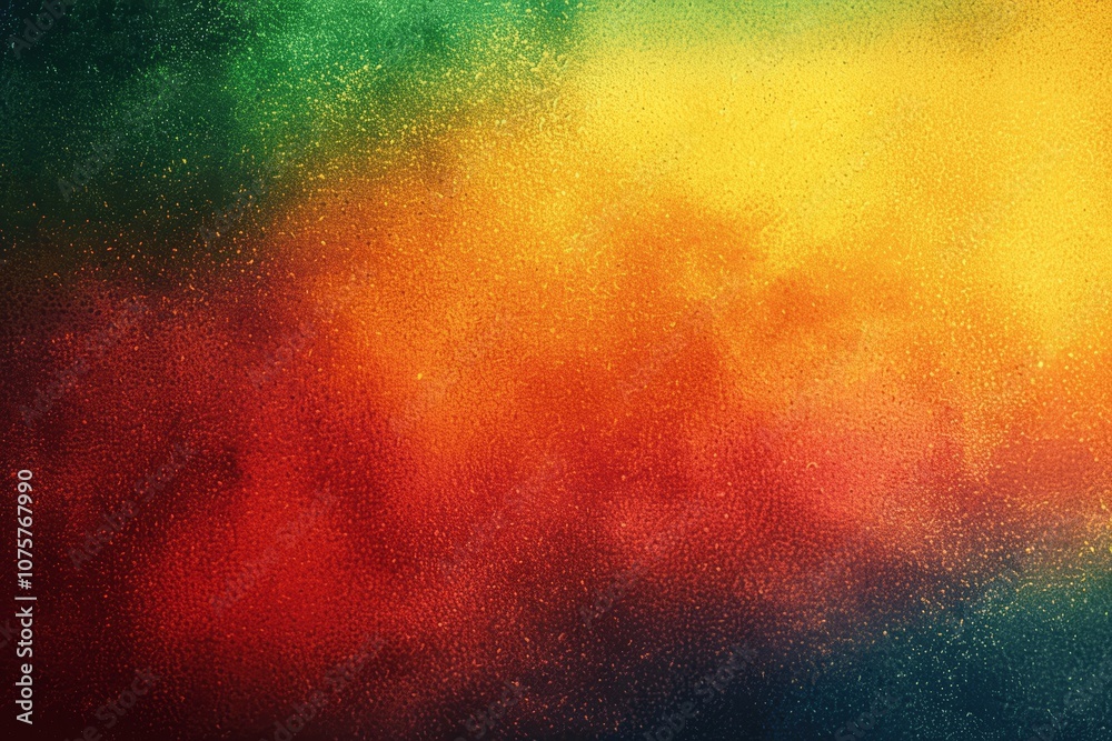 Poster vibrant rainbow gradient background with grainy texture