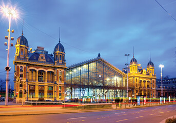 Naklejka premium Nyugati railway station building