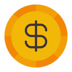 Dollar Sign black friday  marketing icon 