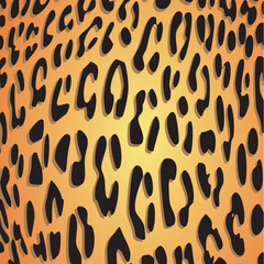 Leopard pattern texture design template