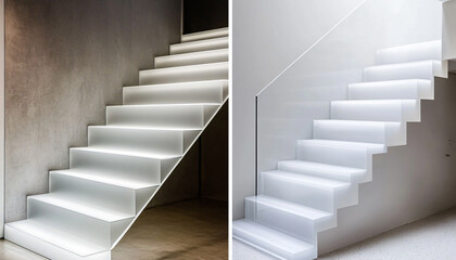 Naklejka premium Fresh minimalist interior design ideas, each one unique