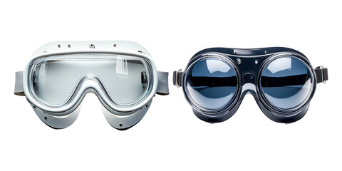 Safety Goggles on Transparent Background