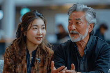 Business Meeting Discussion in Office