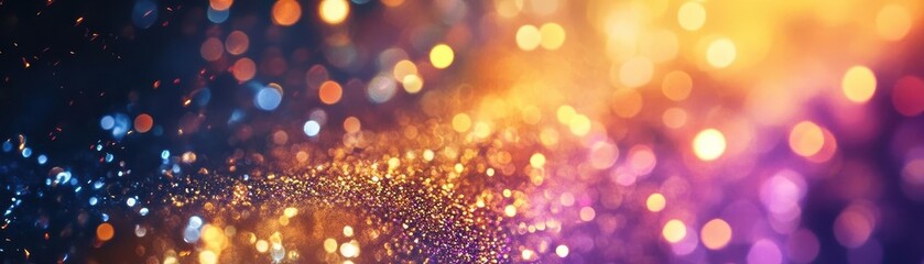 Obraz premium New Years Eve party with vibrant lights, dynamic energy, soft glow, festive atmosphere