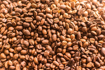 Coffee Beans Scattered