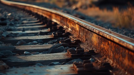 Rusty Railroad Tracks