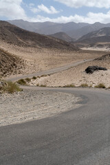 Camino a Antofagasta de la sierra en las Duna de Randolfo, Catamarca, Argentina.