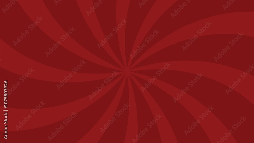 Wall mural red spiral background abstract radial shape pattern starburst
