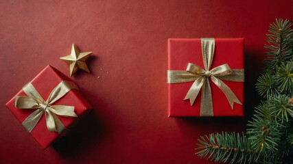Fototapeta premium christmas gift box