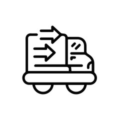 Truck icon symbol vector illustration

