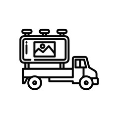 Truck icon symbol vector illustration
