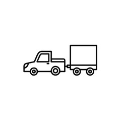 Truck icon symbol vector illustration
