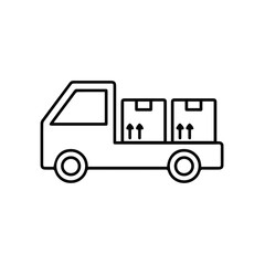 Truck icon symbol vector illustration
