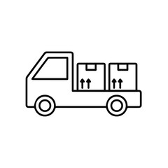 Truck icon symbol vector illustration
