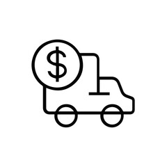 Truck icon symbol vector illustration
