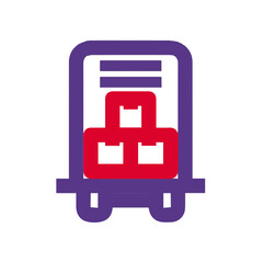 Truck icon symbol vector illustration
