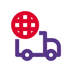 Truck icon symbol vector illustration
