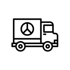 Truck icon symbol vector illustration
