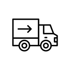 Truck icon symbol vector illustration
