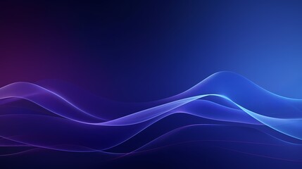 digital technology abstract blue curve lines poster background