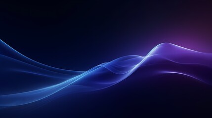 digital technology abstract blue curve lines poster background