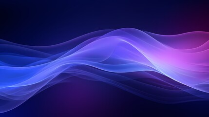 Obraz premium digital technology abstract blue curve lines poster background