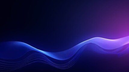 digital technology abstract blue curve lines poster background