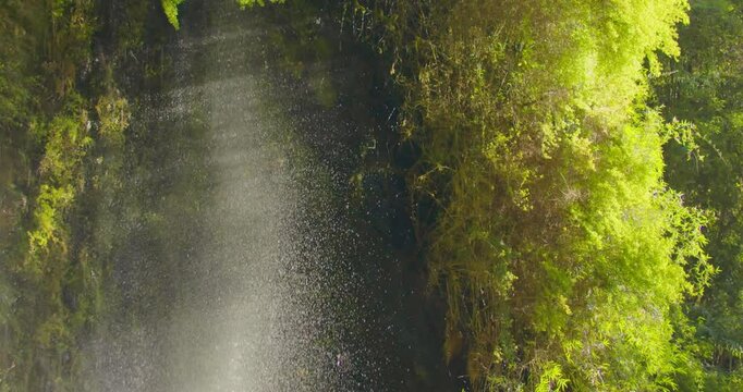 Waterfall in south of Chile