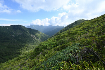 Climbing Mt. Shirasuna, Gunma, Japan