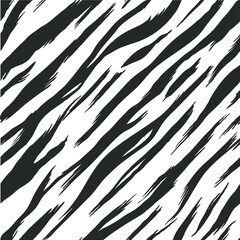 Zebra Pattern Texture Design Template